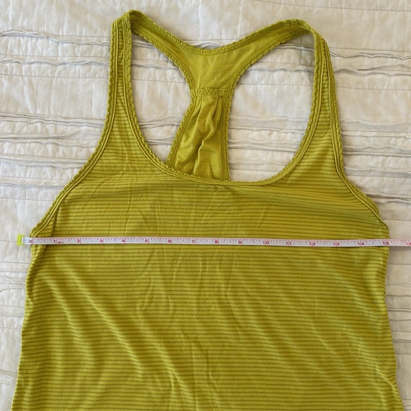 Lululemon yellow racer back workout top - Picture 8 of 8